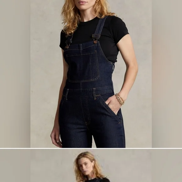 NWT Polo Ralph Lauren Denim & Supply Overalls Jumpsuit size 10